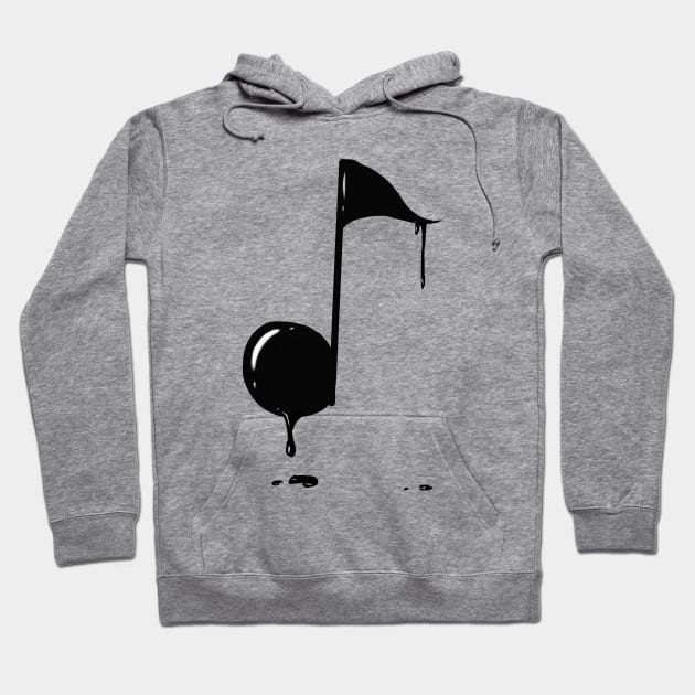 Leaking musical Note design Hoodie by Immarts